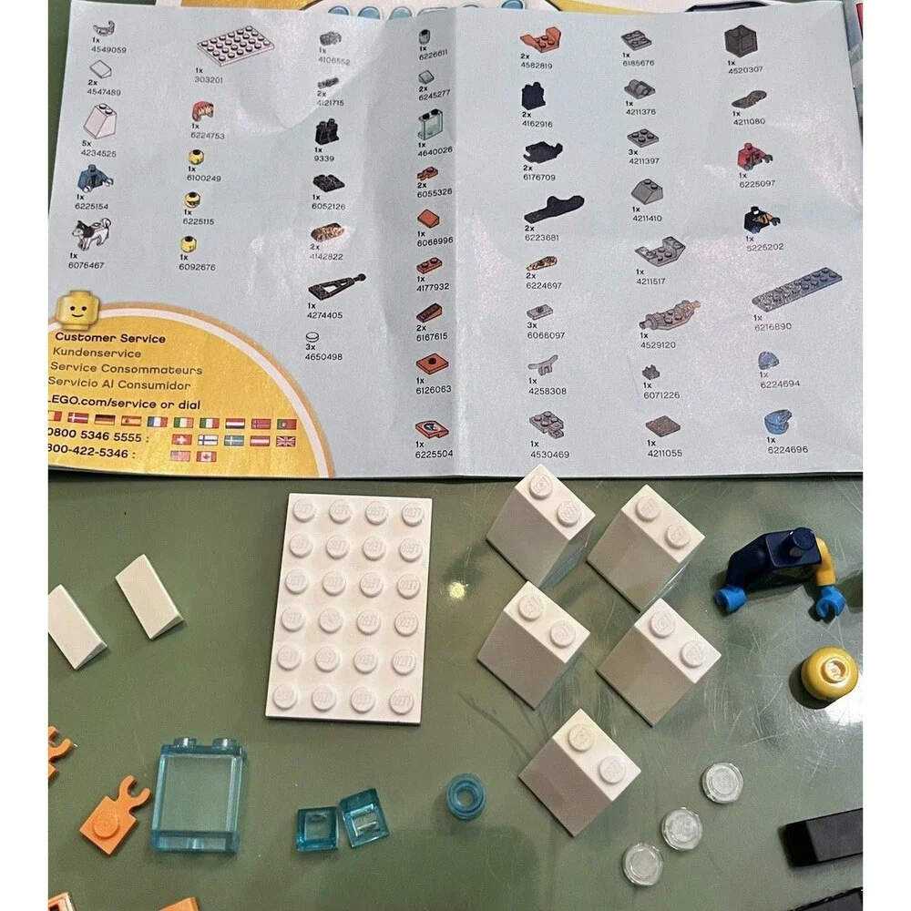 LEGO City 60191 Arctic Exploration Team Incomplete Instruction Manual Toys